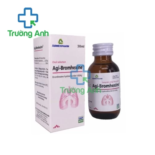 Agi-bromhexine 60ml Agimexpharm - Thuốc điều trị bệnh đường hô hấp hiệu quả